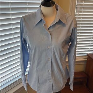 Eddie Bauer Blue Button Down Dress Shirt
